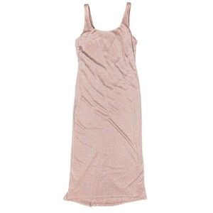 Alex Evenings Pink Sparkle Floor Length Sleeveless Dress Size 8
